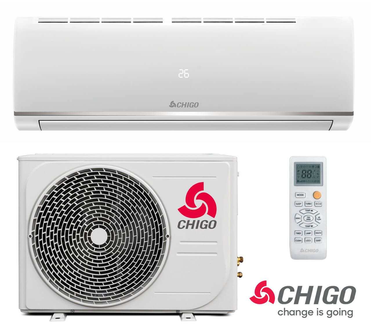 CHIGO DC Inverter R32 9000 BTU / CS-25V3G-B150AM2C